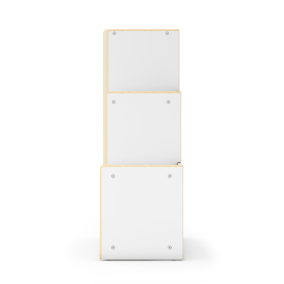 G92211 Curated Storage 3-2-1 Tier White Silo 2 Side | White