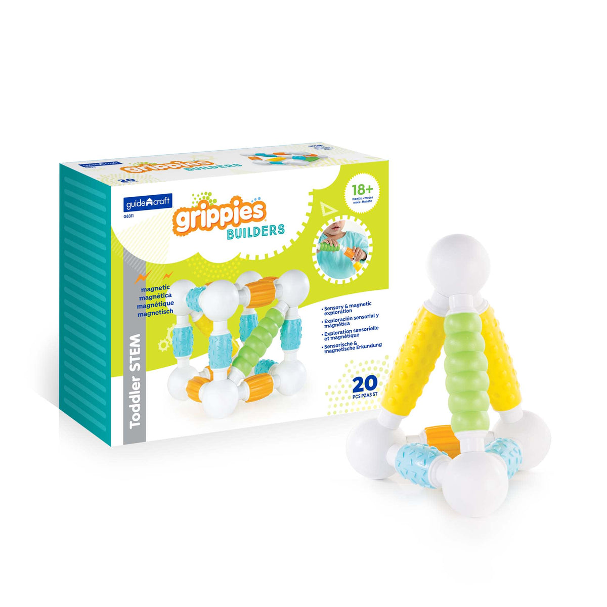 G8311 Grippies Builders 20 pc. set Full Color Box | 20
