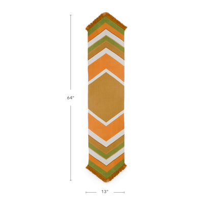 U7236 Earth Toned Decorative Runner Dimensions