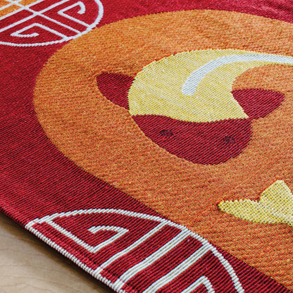 U7242 Chinese Decorative Runner Texture Detail