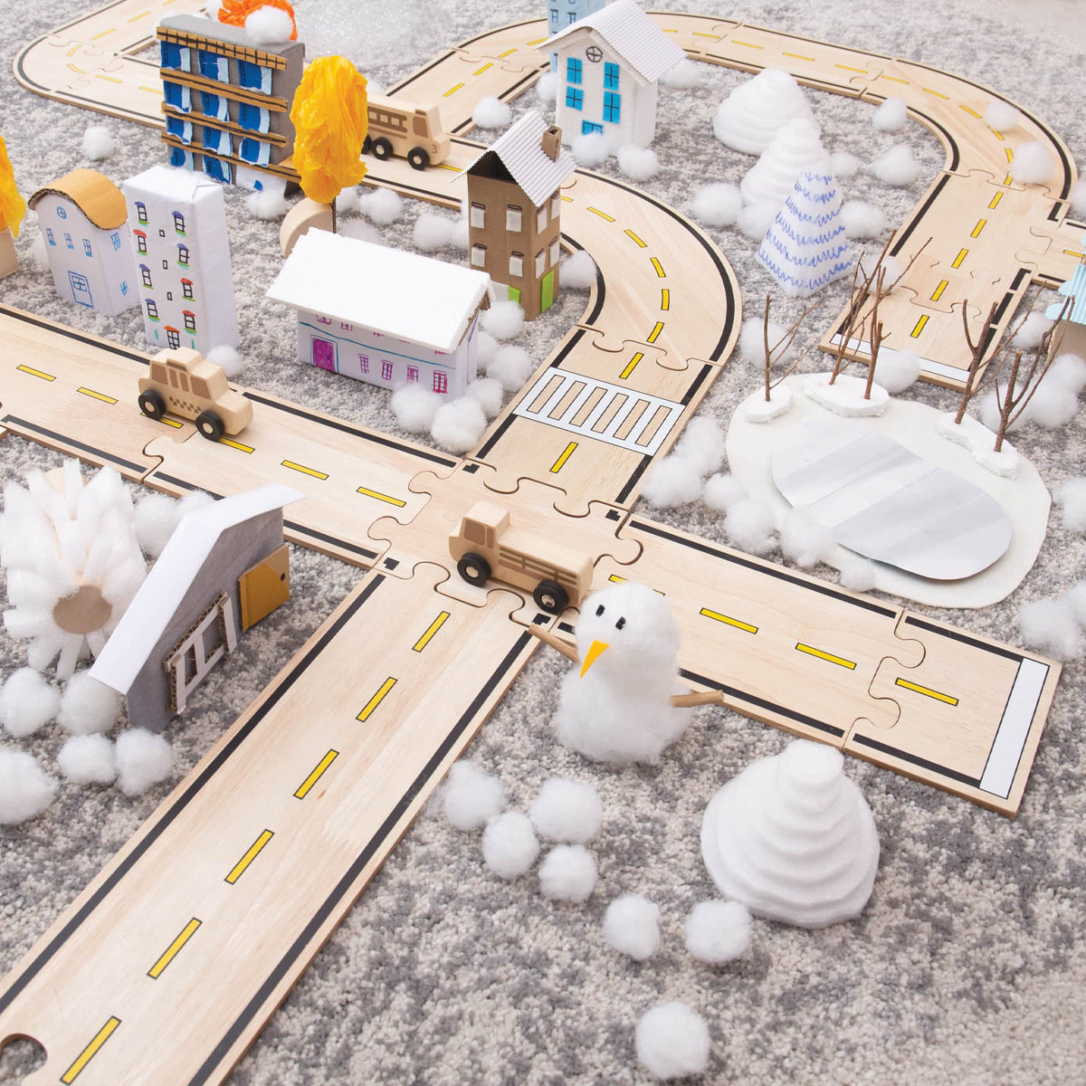 G6715 Double-sided Roadway System 42 Pcs. Set Environment 97