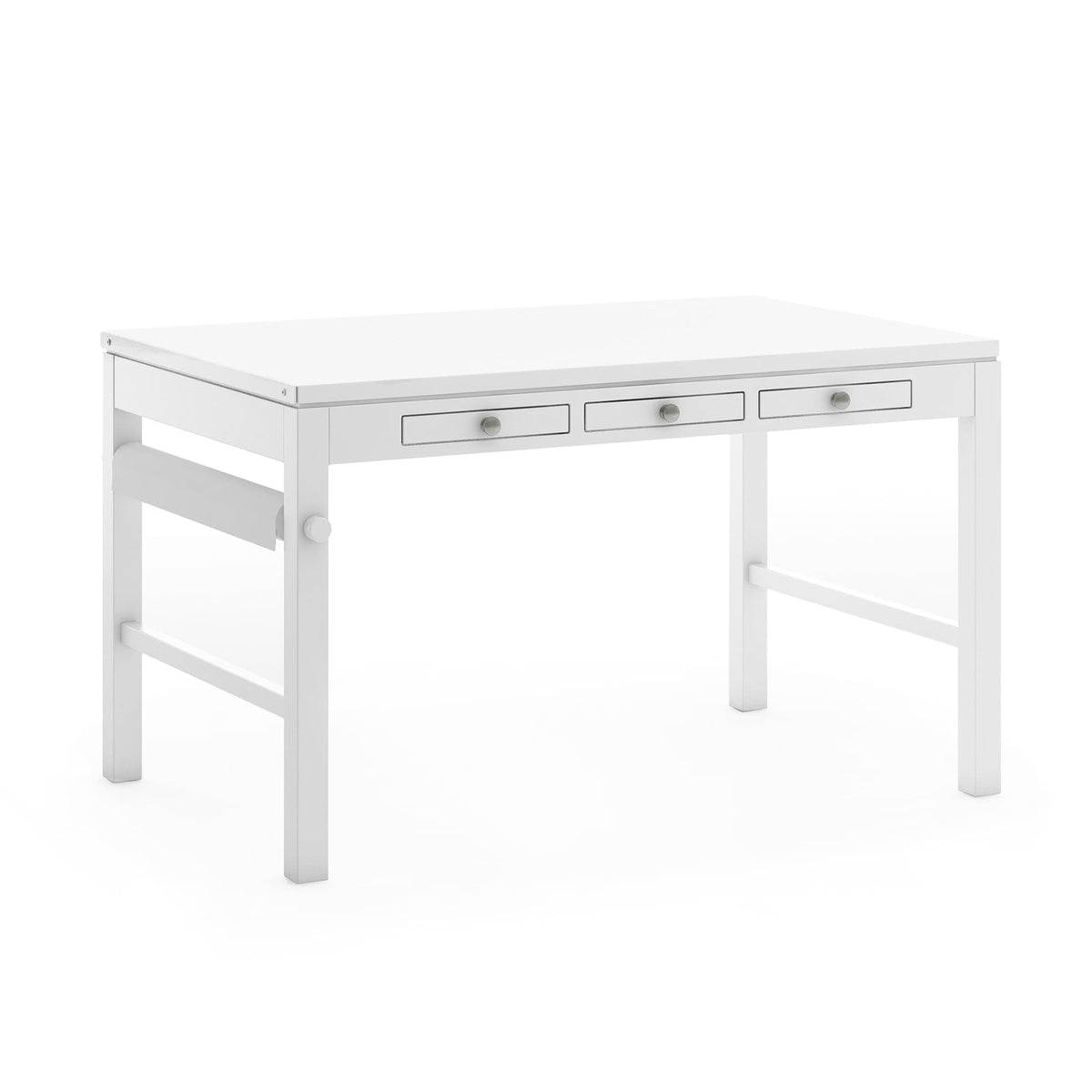 G77107 Martha Stewart Crafting Kids Art Table and Paper Roll White | Linen White