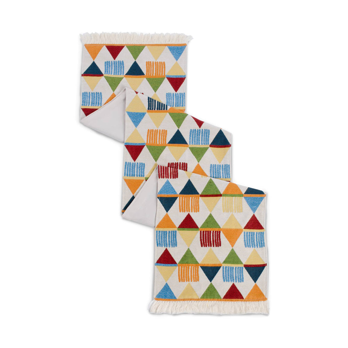 U7235 Vivid Primary Decorative Runner Silo Folded