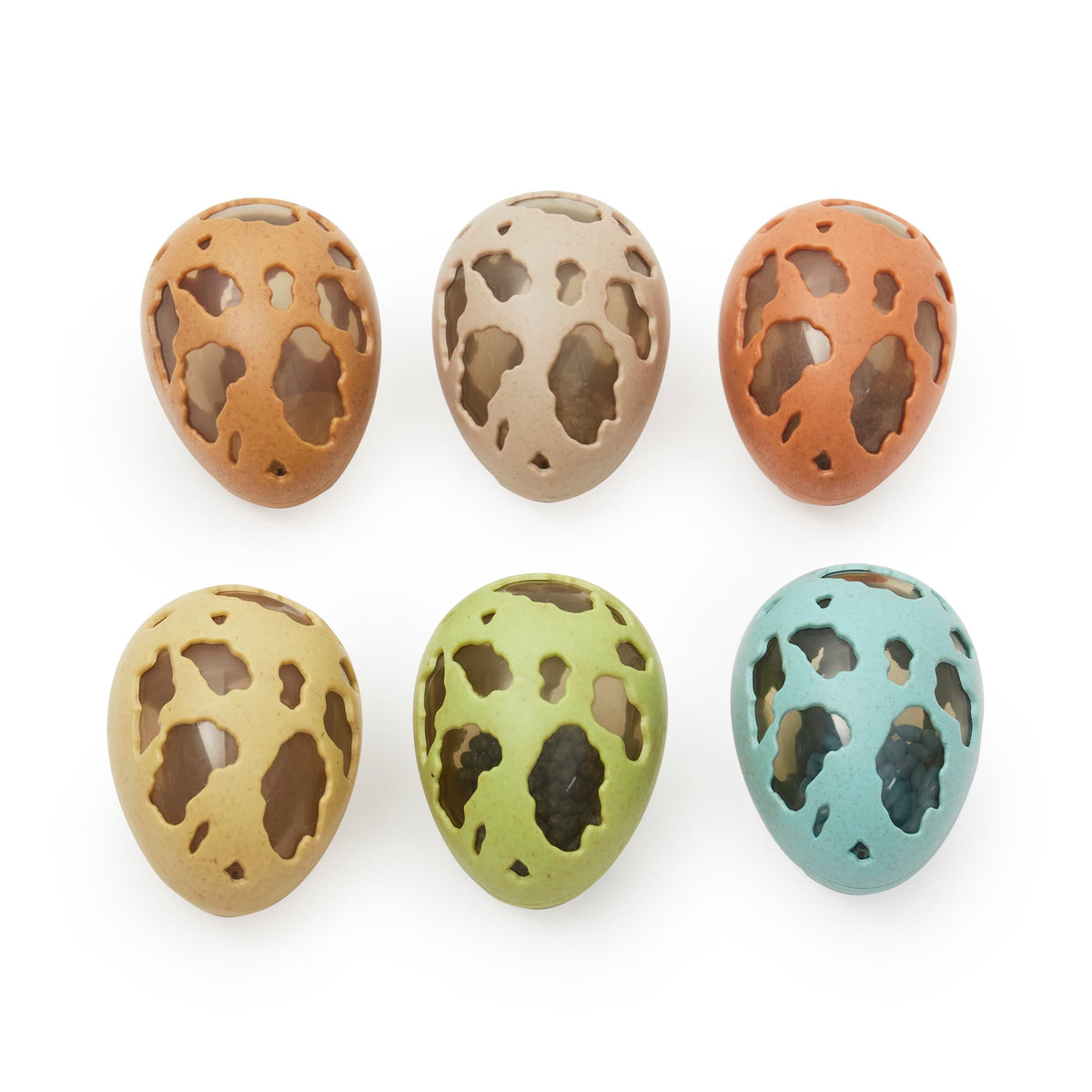 300582 Sort and Match Sensory Eggs Set of 6 Silo 2