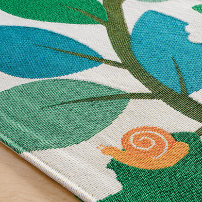U7230 Snail Trails Decorative Runner Texture Detail