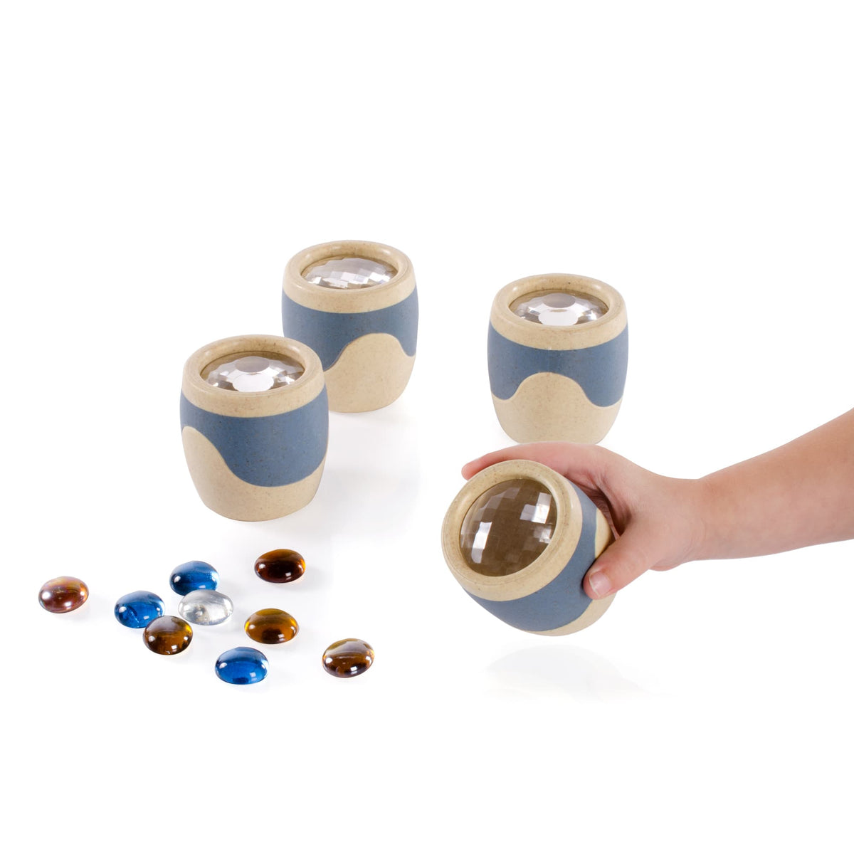 G4603 All-Weather Kaleidoscope Loops Set of 4 Silo 1