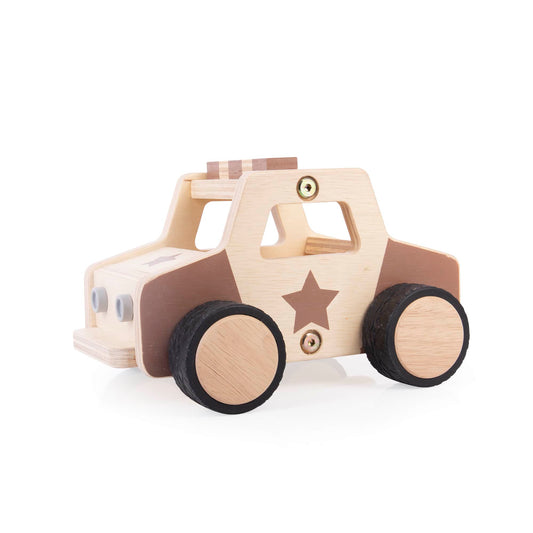 G6724 Wooden Police Car Product