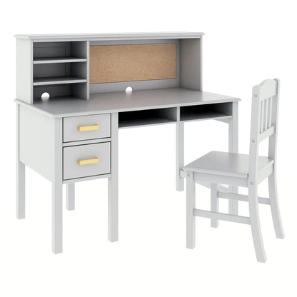 G27651 Taiga Desk Gray Silo 1 | Gray
