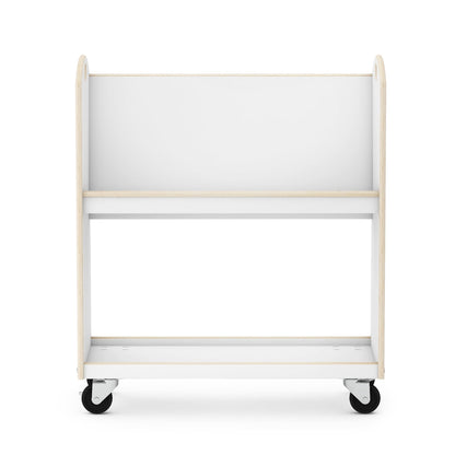 G80333 EdQ Book Cart White 2 Front | White