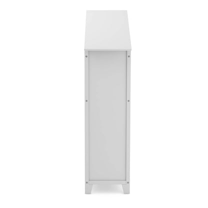 G76907 Martha Stewart Living and Learning Kids' Dollhouse Bookcase Gray Side | Gray