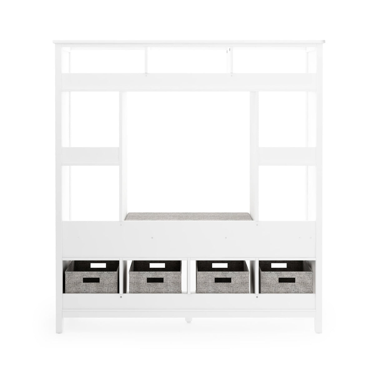 G76806 Martha Stewart Living and Learning Kids' Storage System White Back | Linen White