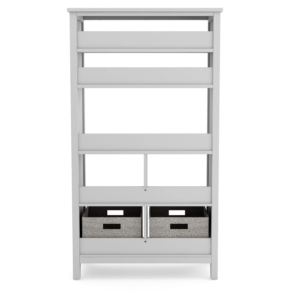 G76905 Martha Stewart Living and Learning Kids' Tall Bookcase Gray Back | Gray