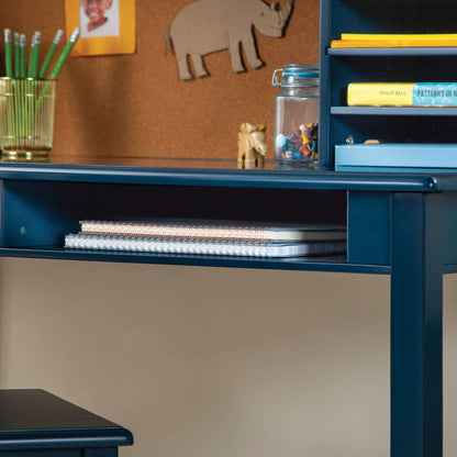 G27641 Media Desk Navy Env 6828 Detail | Navy