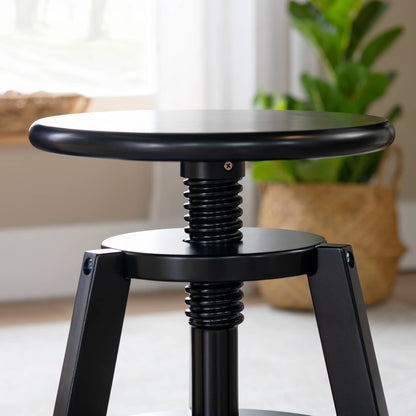 G51095 G51098 Adjustable Drafting Stool Black Env 3181 | Black