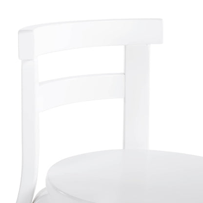 G81041 Nordic Table and 4 Chairs White Silo 3 Chair Detail B | White