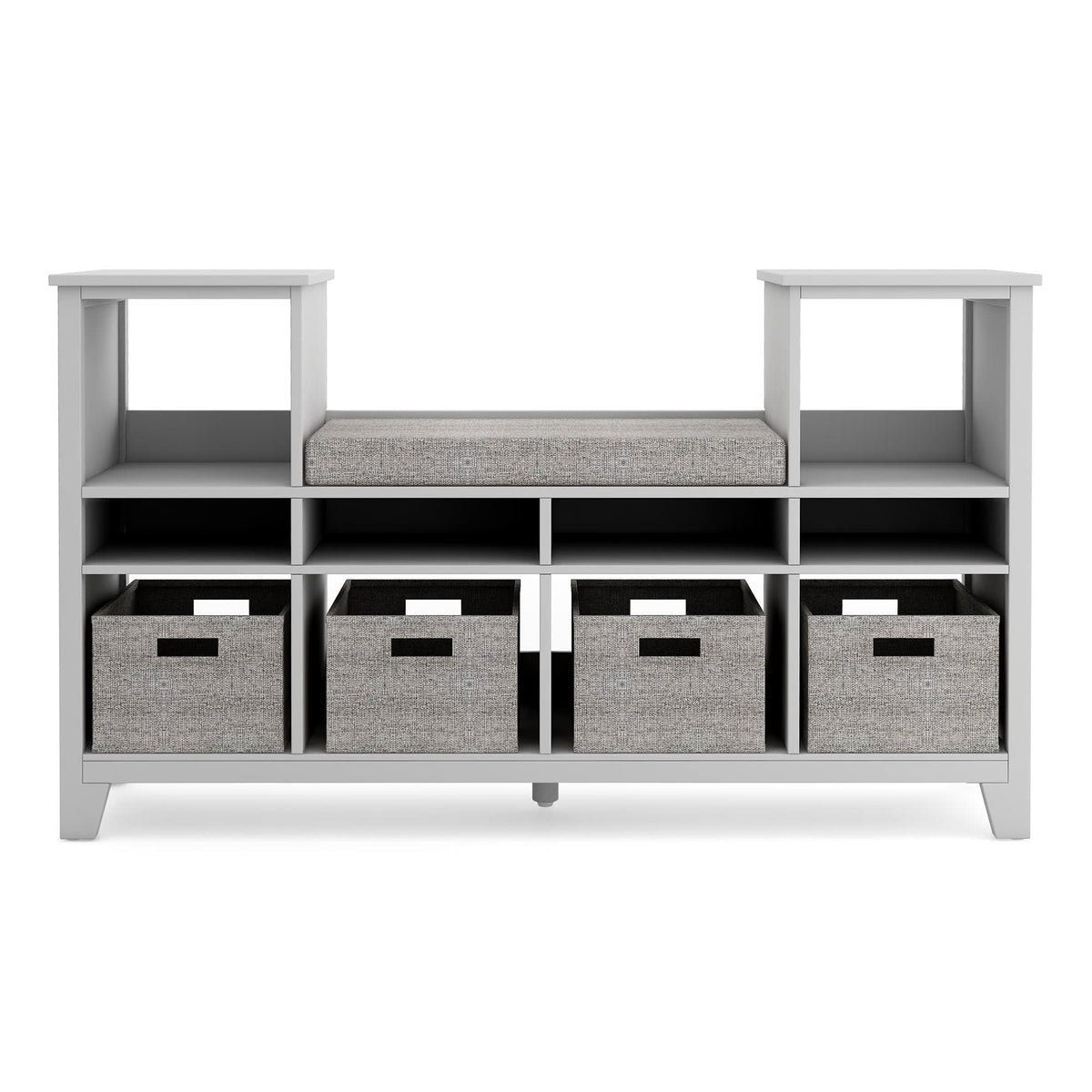 G76900 Martha Stewart Living and Learning Kids' Reading Nook Gray Front | Gray