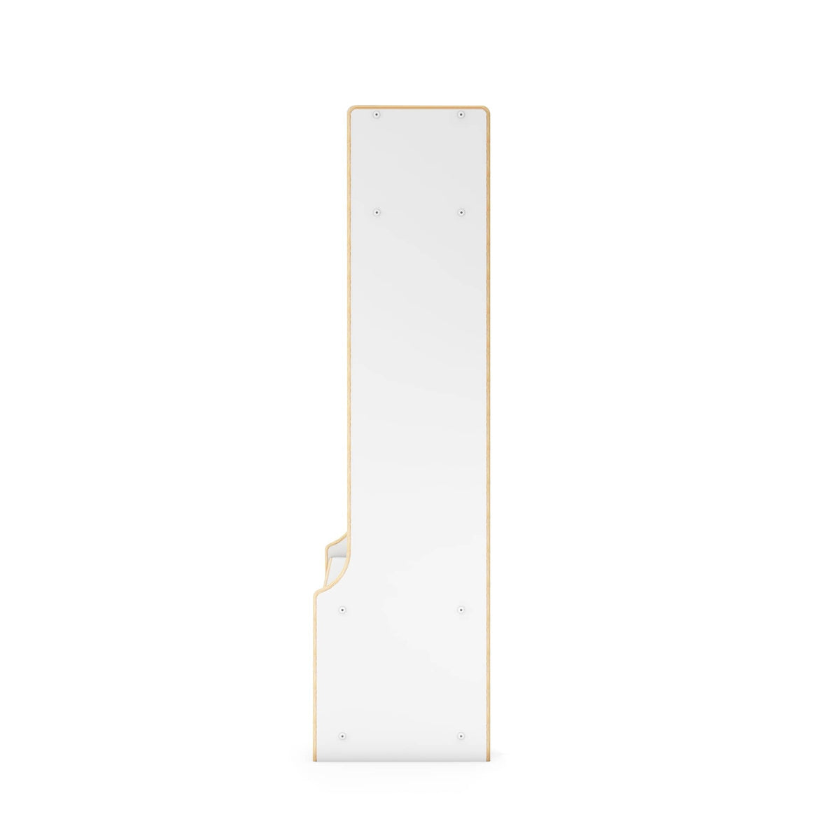 G80416 EdQ 5-Section Locker with Bench White Silo 2 Side | White